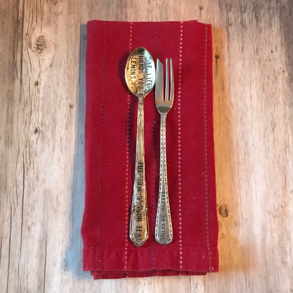Crate & Barrel Terrazzo Napkin Set